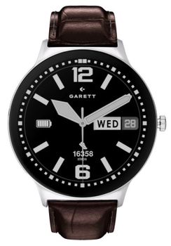 Smartwatch męski Garett Quantum Glow srebrny stalowy AMOLED 1,43″ + pasek skórzany (9).jpg